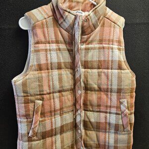 Puffer Vest Plaid